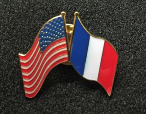 French-US Flags